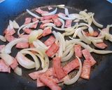 A picture of step 2 of Easy Rich Pasta Carbonara with Milk and Whole Egg.