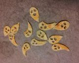 A picture of step 5 of Halloween Ghosts for Salads.