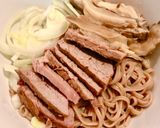 Hình bước làm 5 của món Mì Soba Súp Bò Nấm