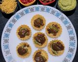 A picture of step 2 of Basket chaat.