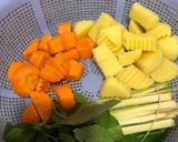 Hình bước làm 1 của món Cà Ri Dê Bánh Mì