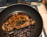 A picture of step 4 of Pan fried pork chop with soy sauce.