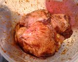 A picture of step 2 of Savory Baked Chicken Thighs.