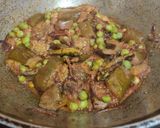 A picture of step 5 of Baingan ki Sabzi with Matar.