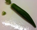 A picture of step 4 of Pork and Okra Rolls with Potatoes - For Bentos.