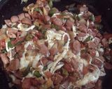 Foto del paso 6 de la receta: Salchichas y jamón a la mexicana con queso versión# 2💚🍅🤍