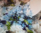 Foto langkah ke 2 dari resep Bola Nasi Biru Bunga Telang.
