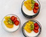 Foto langkah ke 3 dari resep Puding susu topping buah.