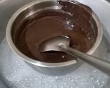 A picture of step 2 of Marswell dark compound chocolate made by me.