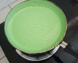 Foto langkah ke 5 dari resep Martabak Manis Pandan (Pake Teflon aja gaesss).