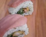 Foto langkah ke 6 dari resep Sushi Mentai/sushi rumahan/sushi roll/nasi gulung jepang.