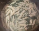 Spenótos penne sütve recept fázis 3 fotója