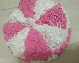 A picture of step 7 of RedVelvet cake.. Post 1 #anniversary.