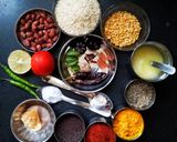 A picture of step 2 of Gujarati Dal With Steamed Rice.