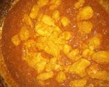 A picture of step 4 of Instant Butter chicken.