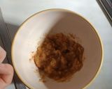 Foto del paso 1 de la receta: Desayuno vegano: avena con plátano, paraguayo y moras