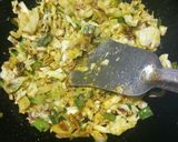 A picture of step 3 of Cabbage-Spring Onion Fry.