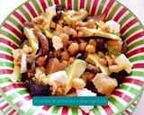 Foto del paso 8 de la receta Ensalada de garbanzos y setas con salsa de nueces, mostaza y miel