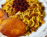 عکس مرحله 4 از دستور 🍀رشته پلو با کشمش و گردو🍀