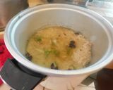 A picture of step 6 of Pilaf (Biriyani) with green veggies.
