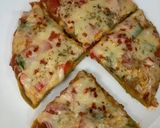 A picture of step 3 of Healthy Moong Daal Veggie Pizza.