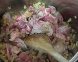 A picture of step 3 of My Hot and Warming Lamb Stew. 😊.