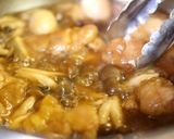 A picture of step 10 of Tender Stewed Chicken and Shimeji Mushrooms in a Sweet and Sour Sauce.
