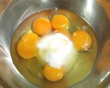 A picture of step 3 of Just Mix! Half-Baked Castella Cake.