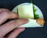 A picture of step 5 of Easy Sausage and Shiso Leaf Gyoza.