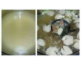 Foto langkah ke 6 dari resep Tahu Kukus Kuah Bakso.
