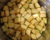A picture of step 1 of Pumpkin Ki Bhaji.