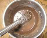 A picture of step 2 of Steamed Rice Flour Gateau au Chocolat for Valentine's Day.