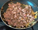 A picture of step 2 of Bánh Cuốn Made with Rice Paper (for Vietnamese Expats).