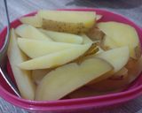 Foto langkah ke 1 dari resep Potato Wedges tepung basah (sederhana).