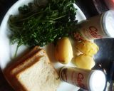 A picture of step 1 of Bread pottao heart cutlet.