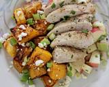 Chicken Breast with White Bean and Apple Salsa and Sautéed Butternut Squash and Feta recipe step 6 photo