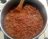A picture of step 4 of Lasagne Enchilada.
