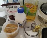 Foto langkah ke 1 dari resep Cake Ketagih & Bola Bola Ubi Cokelat.