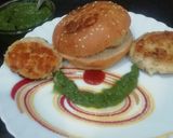 A picture of step 6 of Oats & Potato Tikki Burger.