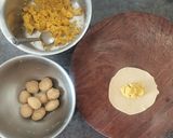 A picture of step 7 of Shravan special sweet Puran Kadubu.