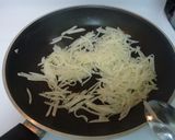 A picture of step 2 of For Bento or Rice Balls--Stir-Fried Daikon Radish with Ao-nori.