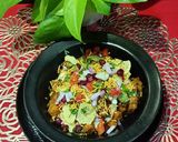 A picture of step 4 of Leftover Chana Masala Chaat.