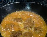 A picture of step 8 of Corn chicken meatball curry.