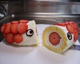 A picture of step 18 of For Children's Day! A Koinobori Cake That Kids Will Love.