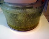 A picture of step 2 of Pesto alla Genovese Made with Roasted Pine Nuts.