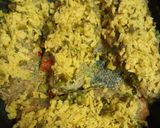 A picture of step 6 of Cheesy Spicy Chicken with stuffing.