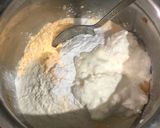 A picture of step 3 of Tuti-fruity cake.