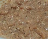 A picture of step 1 of Arabic Shawarma.