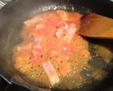 A picture of step 5 of Pasta Carbonara with Tomato, Milk and Whole Eggs.