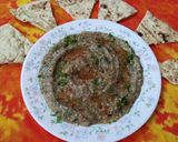 A picture of step 5 of Baba Ganoush.